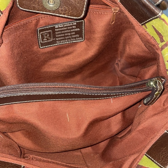 Shoulder bag by Relic. Tropical, palm pattern cloth purse - Picture 7 of 7